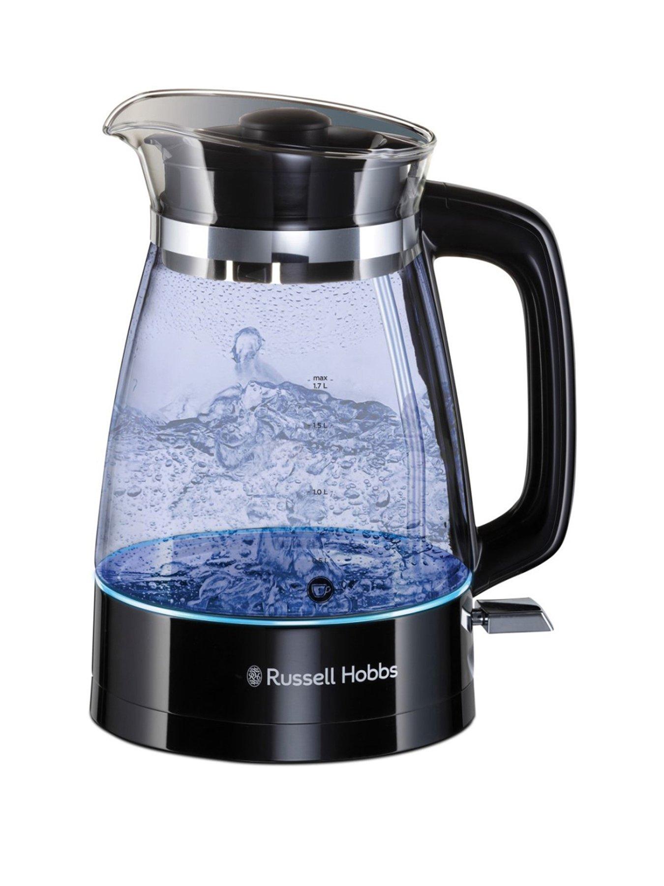 undefined Hourglass Black Glass Kettle - 26080