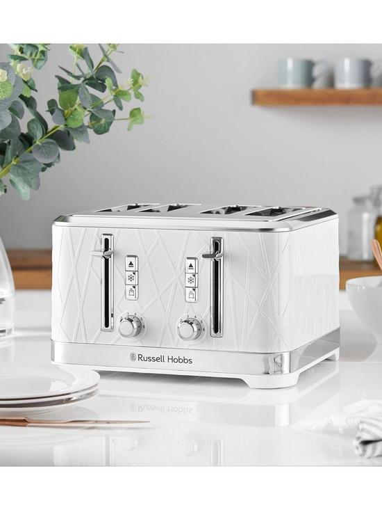 back image of russell-hobbs-structure-4-slice-white-plastic-toaster-28100