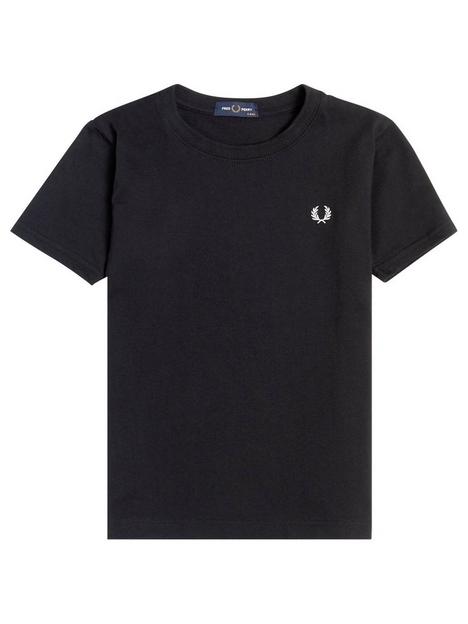 fred-perry-boys-crew-neck-t-shirt-black