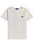  image of fred-perry-boys-crew-neck-t-shirt-white