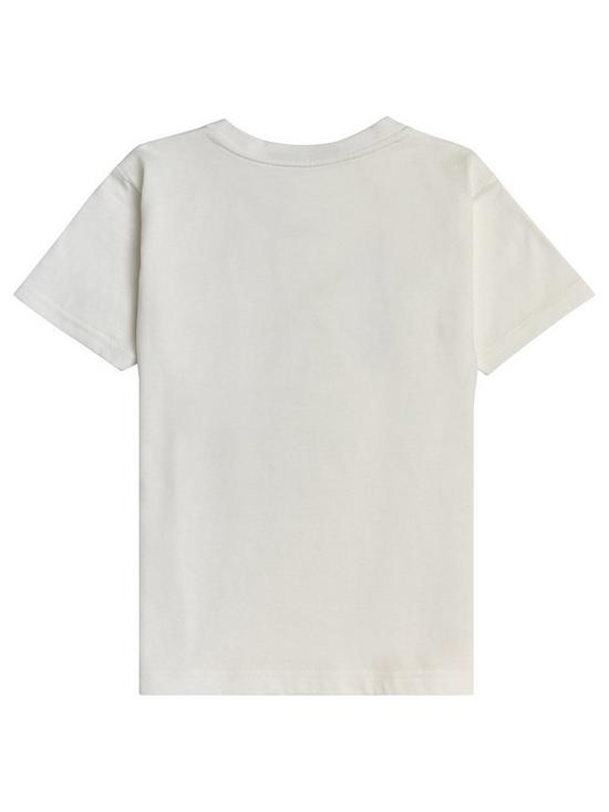 back image of fred-perry-boys-crew-neck-t-shirt-white