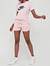  image of nike-nswnbspessential-shorts-pink