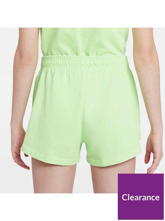 stillFront image of nike-nswnbspwash-shorts-green