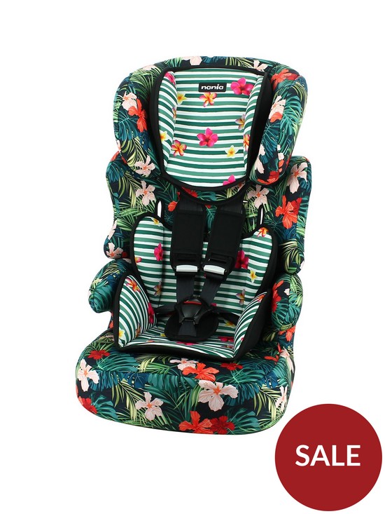 front image of nania-hibiscus-beline-sp-group-123-high-back-booster-car-seat