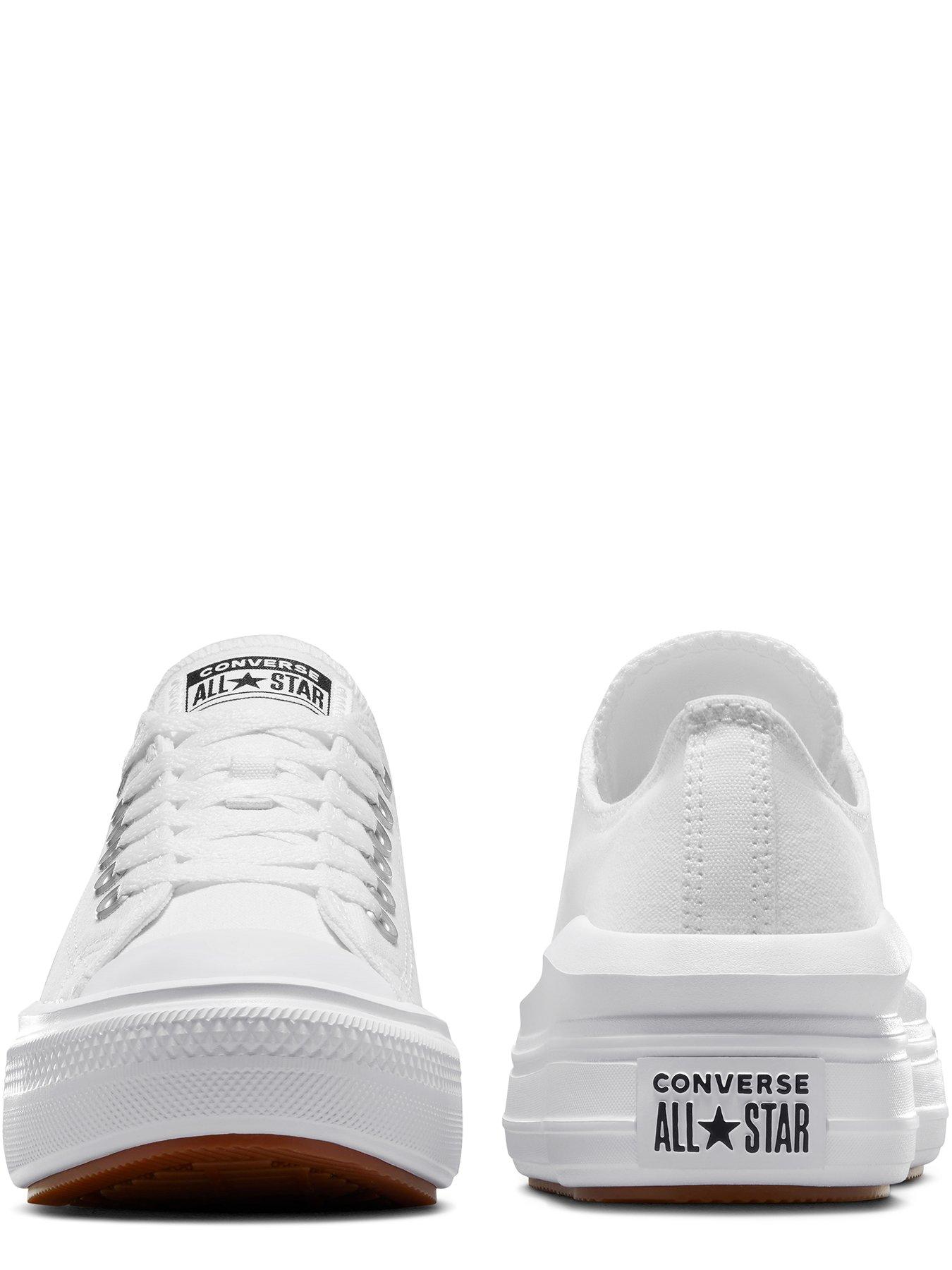 Image 2 of 7 of Converse Womens Move Ox Trainers - White
