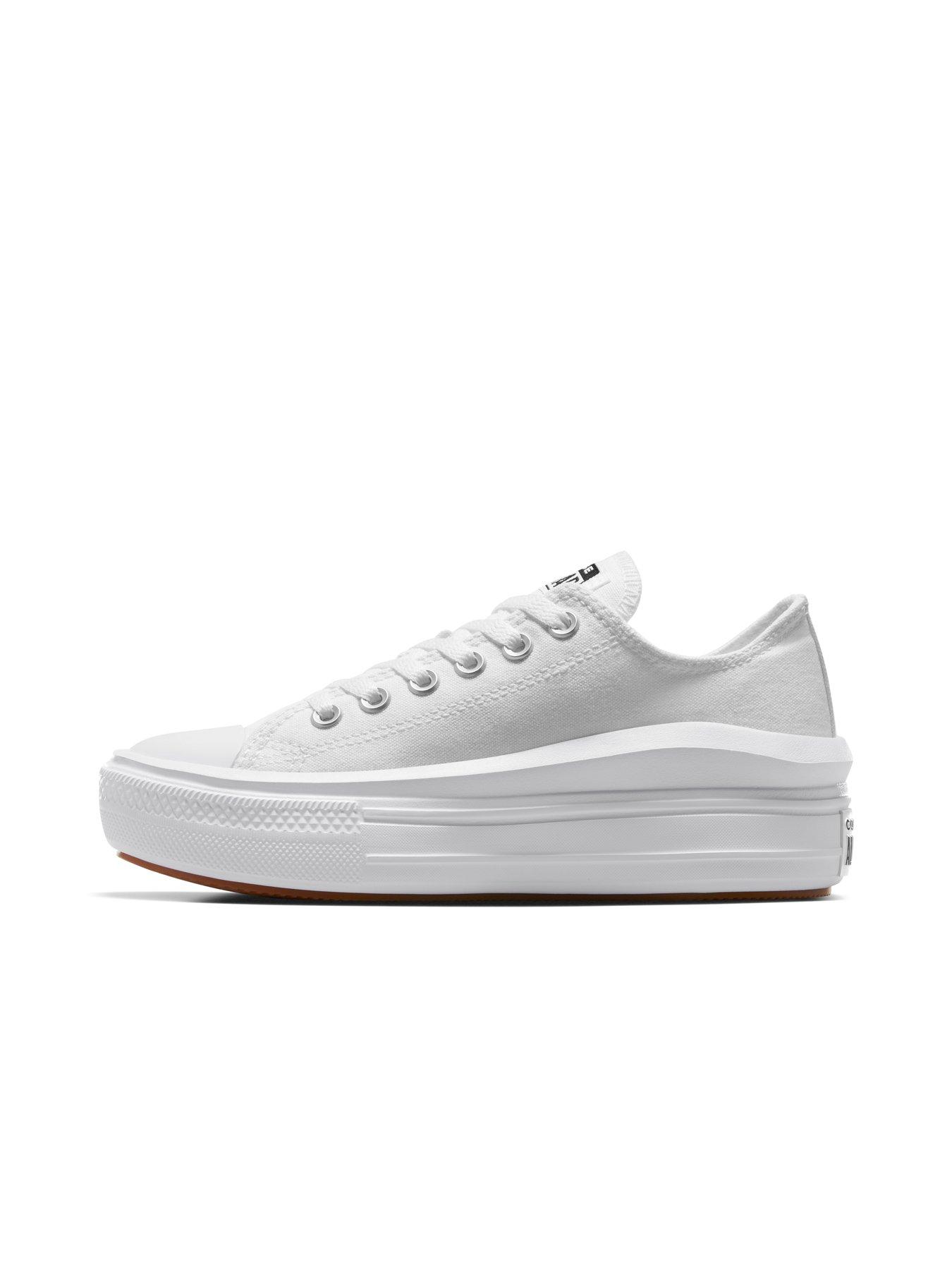 Image 6 of 7 of Converse Womens Move Ox Trainers - White