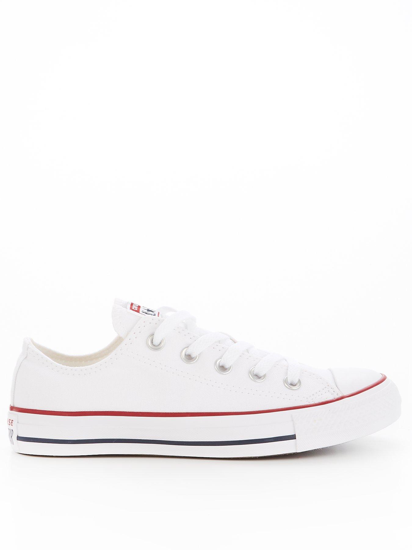 Converse Unisex Wide Fit Ox Trainers - White