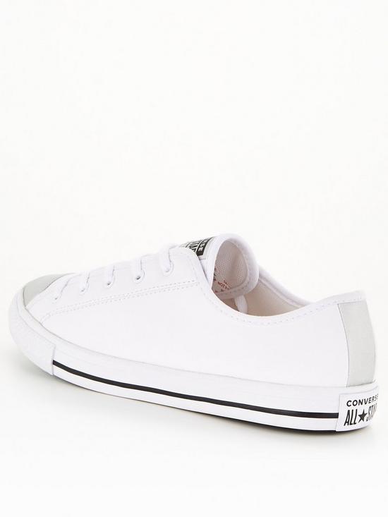 stillFront image of converse-chuck-taylor-all-star-dainty-ox-white