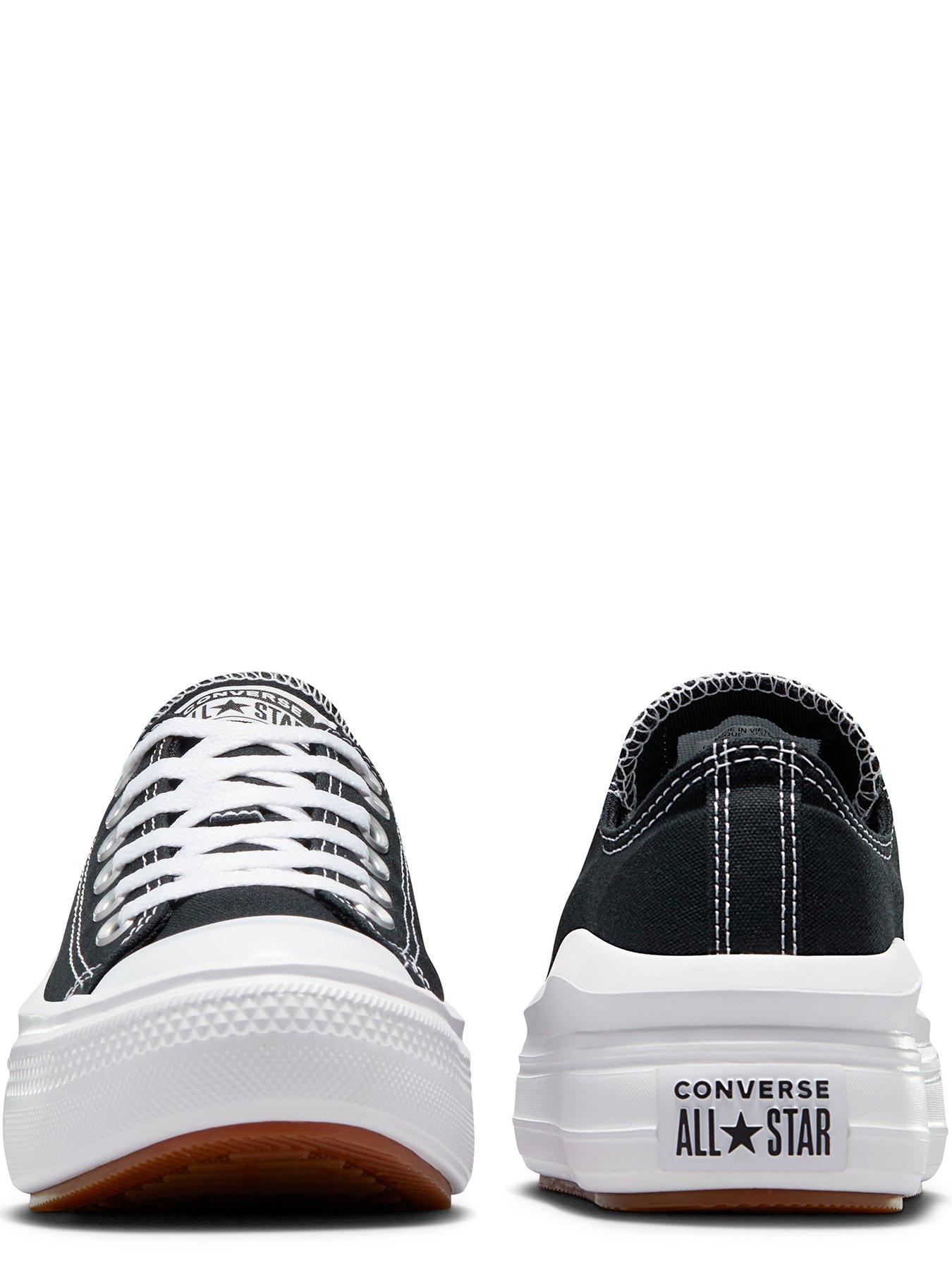 Converse Womens Move Ox Trainers Black/White