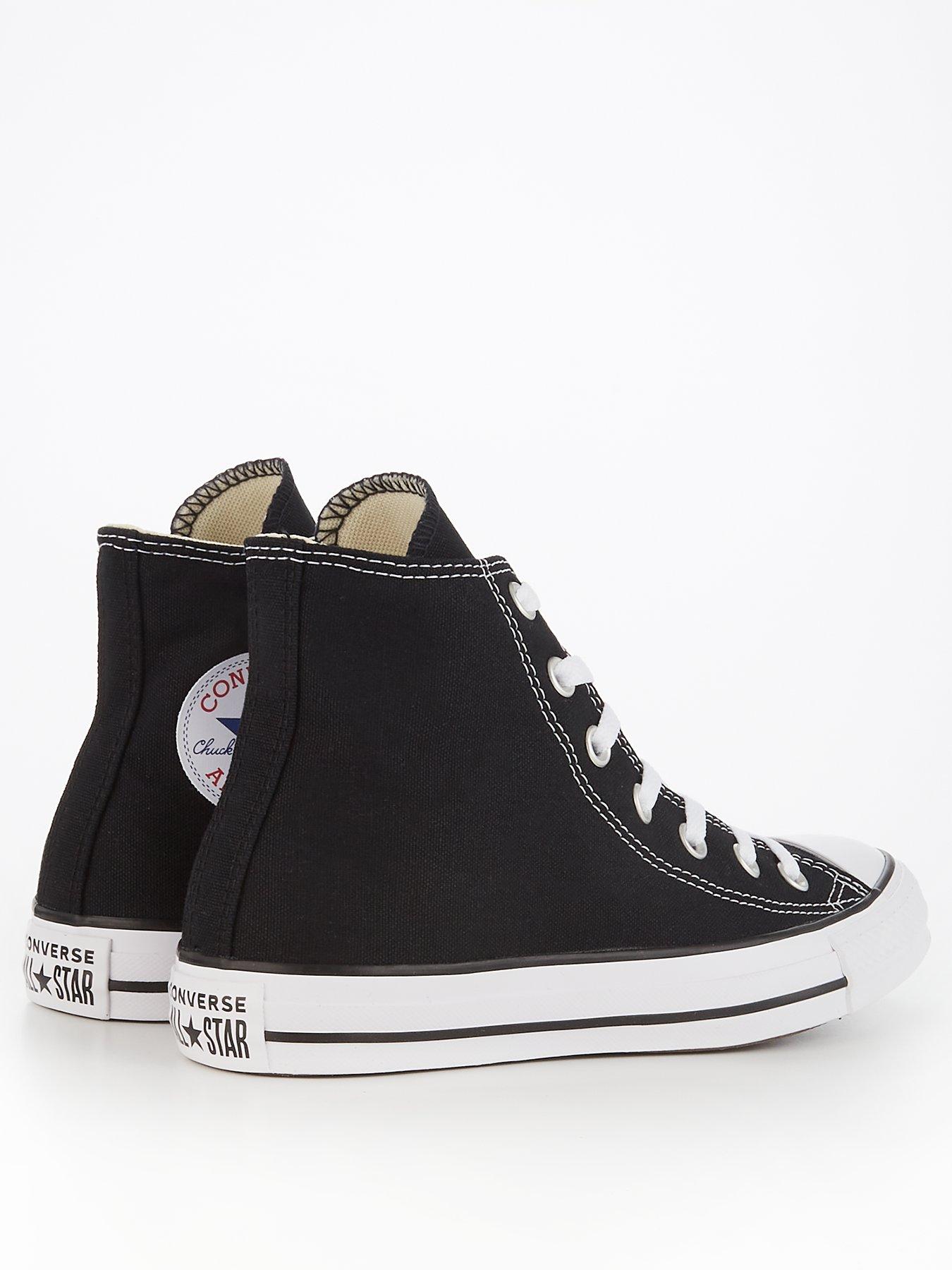  image of converse-unisex-wide-fit-hi-top-trainers-black