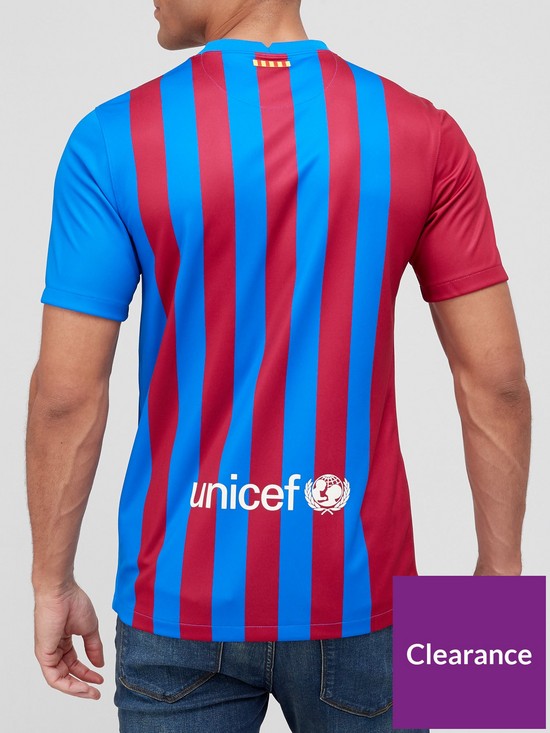 stillFront image of nike-barcelonanbsp2122-home-short-sleeved-stadium-shirt-blue