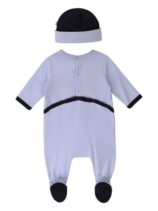 back image of boss-baby-boys-sleepsuit-amp-hat-set-pale-blue