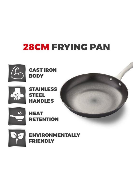 stillFront image of tower-28cm-cast-iron-frying-pan