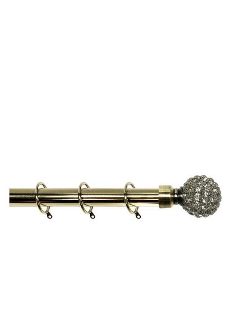 diamante-finial-extendable-curtain-pole-ndash-antique-brass