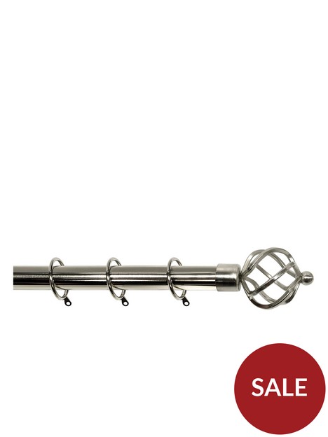 palermo-cage-finial-25-28mm-extendable-curtain-pole-ndash-polished-steel