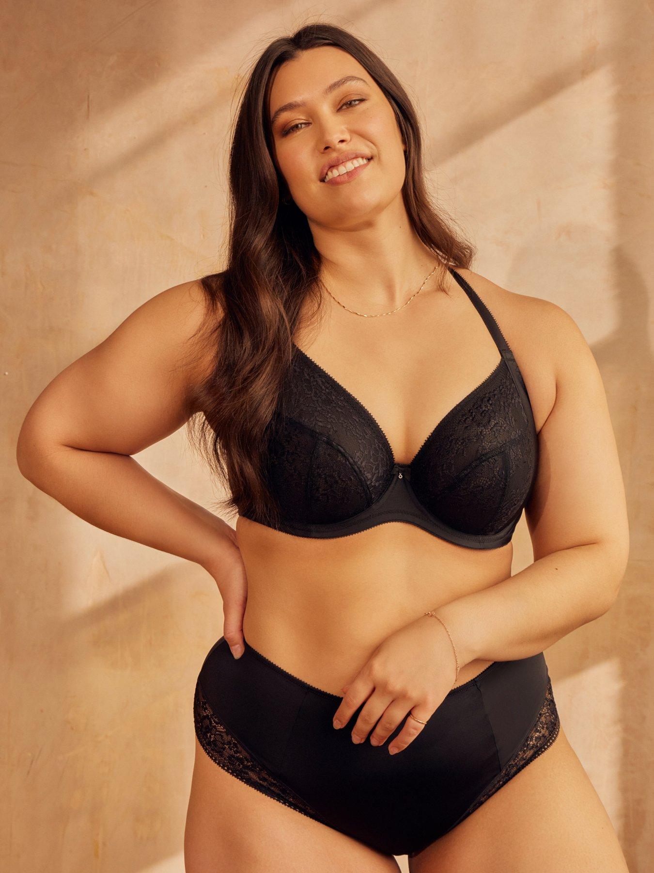 sculptresse-roxie-plunge-bra-black