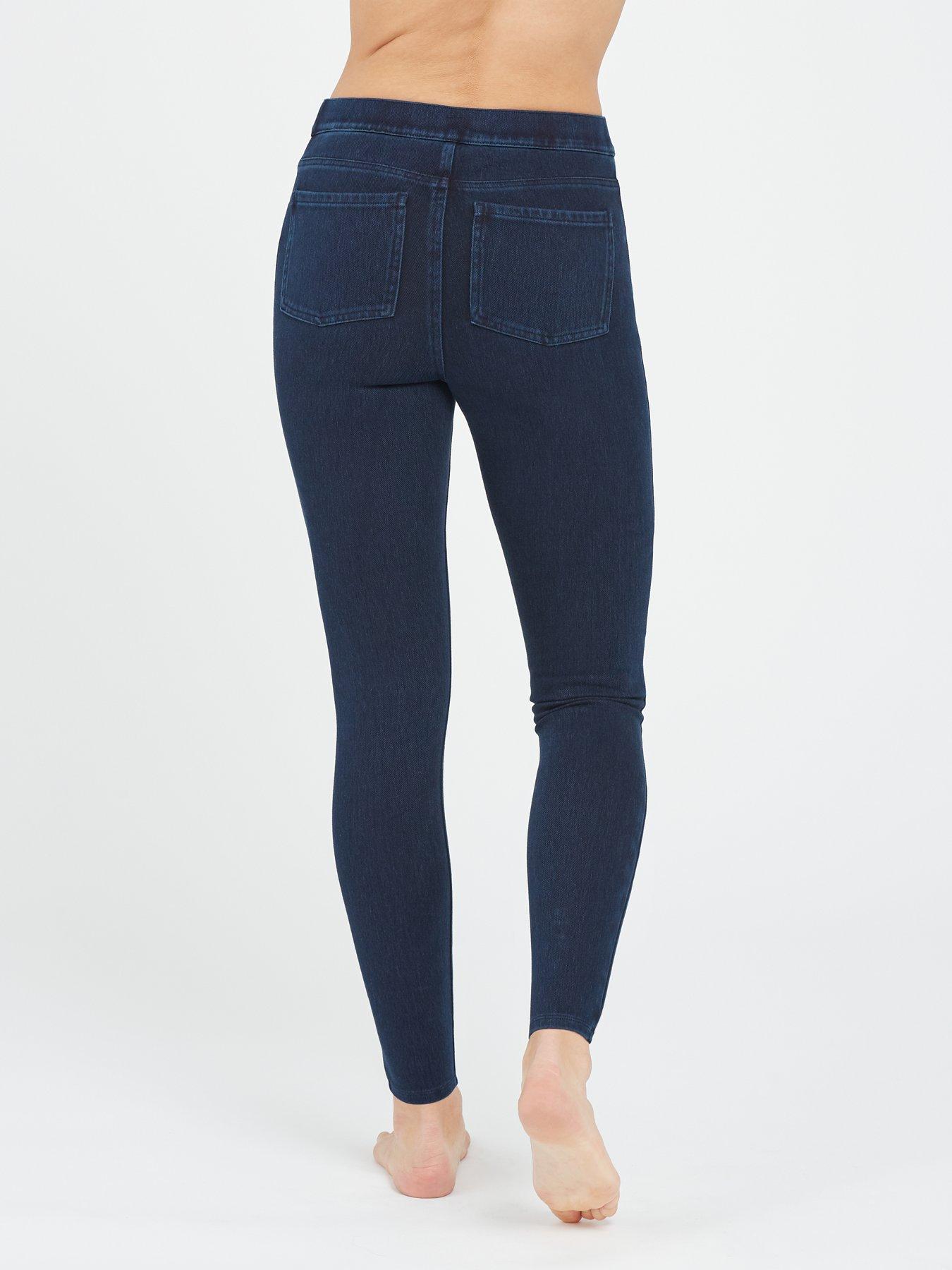 SPANX Jean-ish Ankle Leggings Blue Size S 