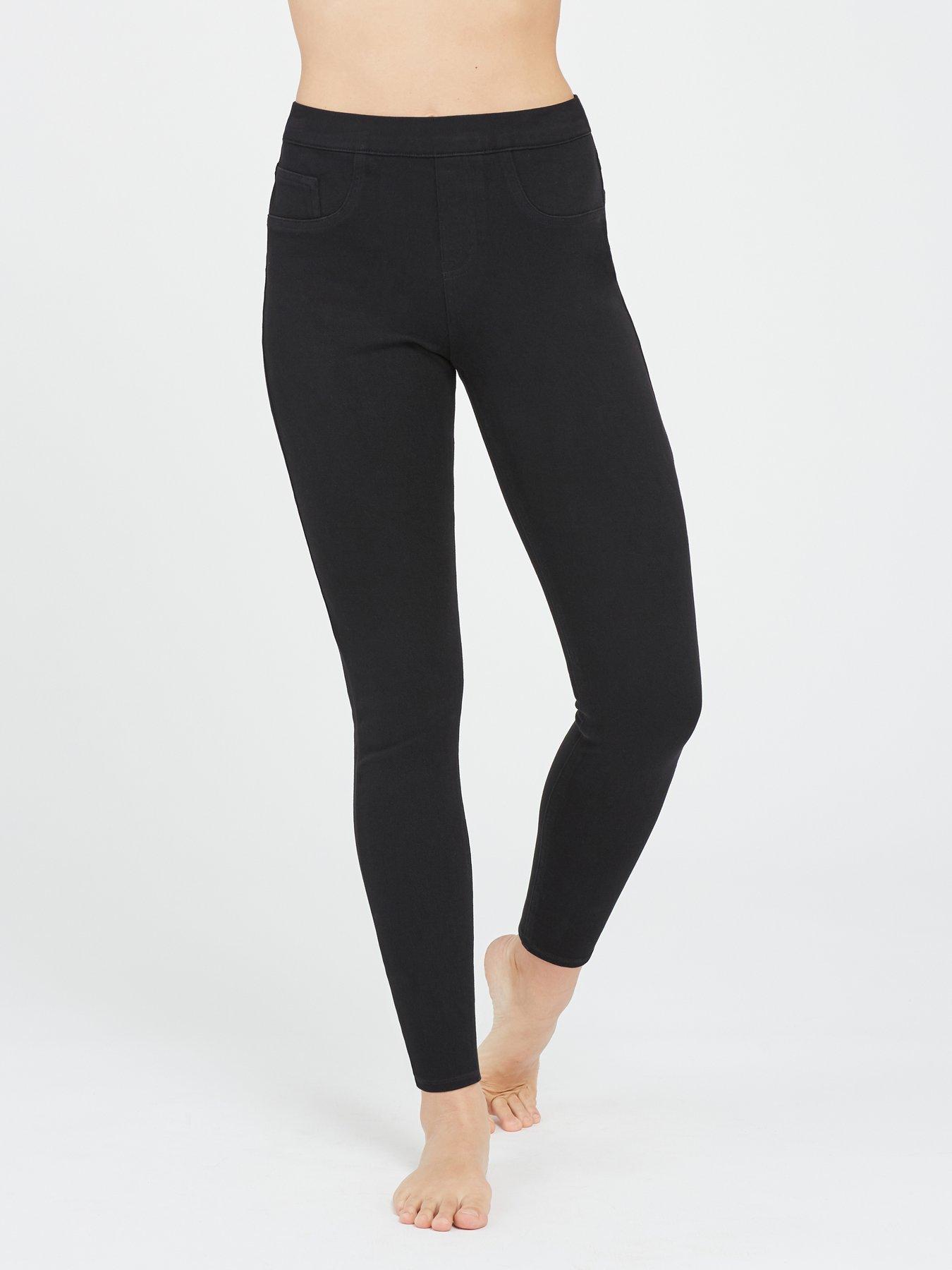 Image 3 of 4 of Spanx Medium Control Ankle Jean-ish Legging - Black