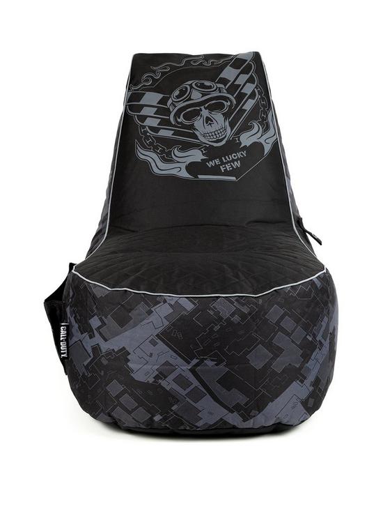 front image of call-of-duty-ghost-gaming-beanbag-chair