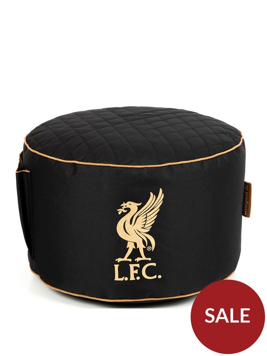 front image of liverpool-fc-champions-gaming-beanbag-footstool