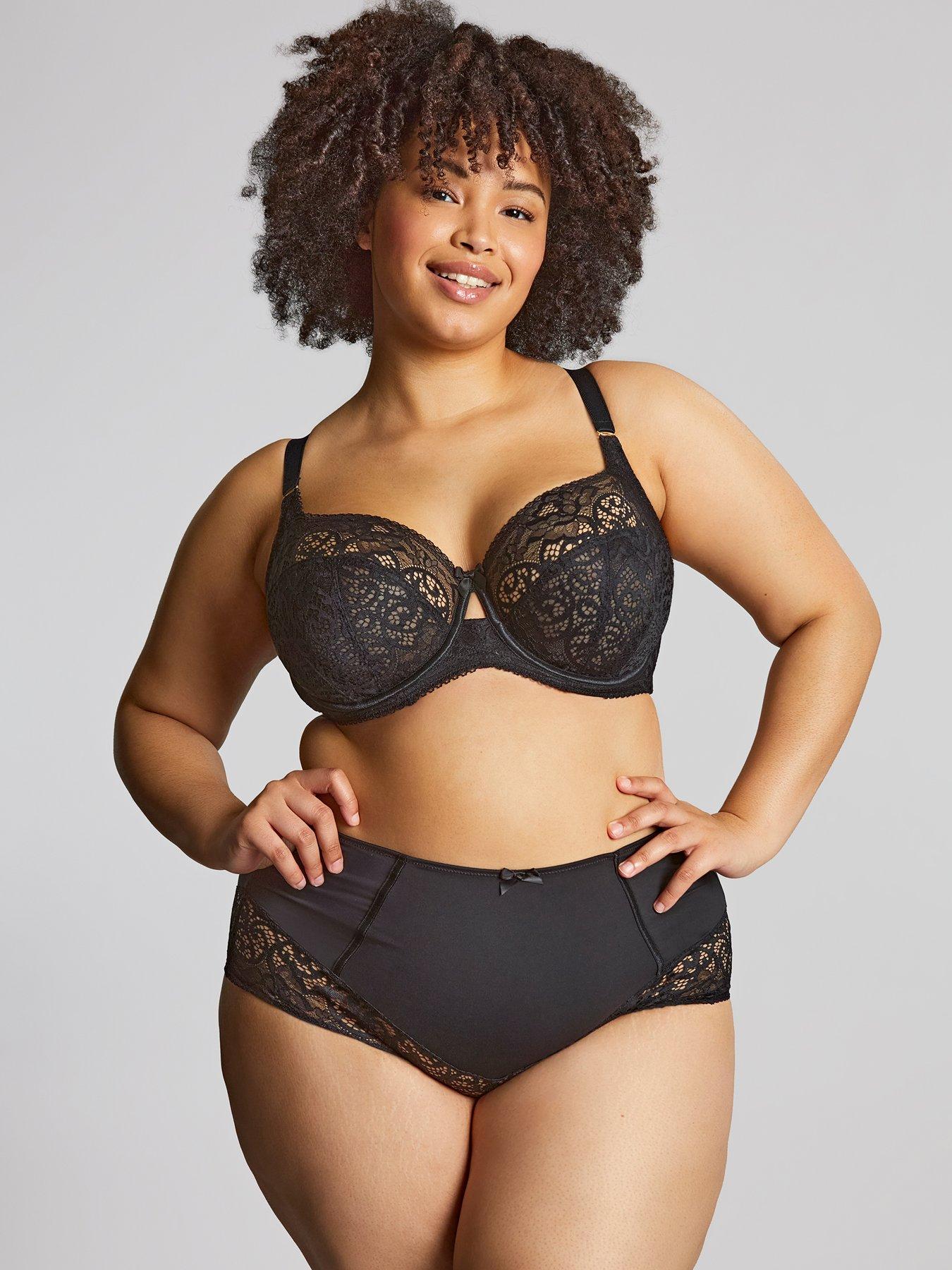 Image 4 of 6 of Sculptresse Estel Wired Full Cup Bra - Black
