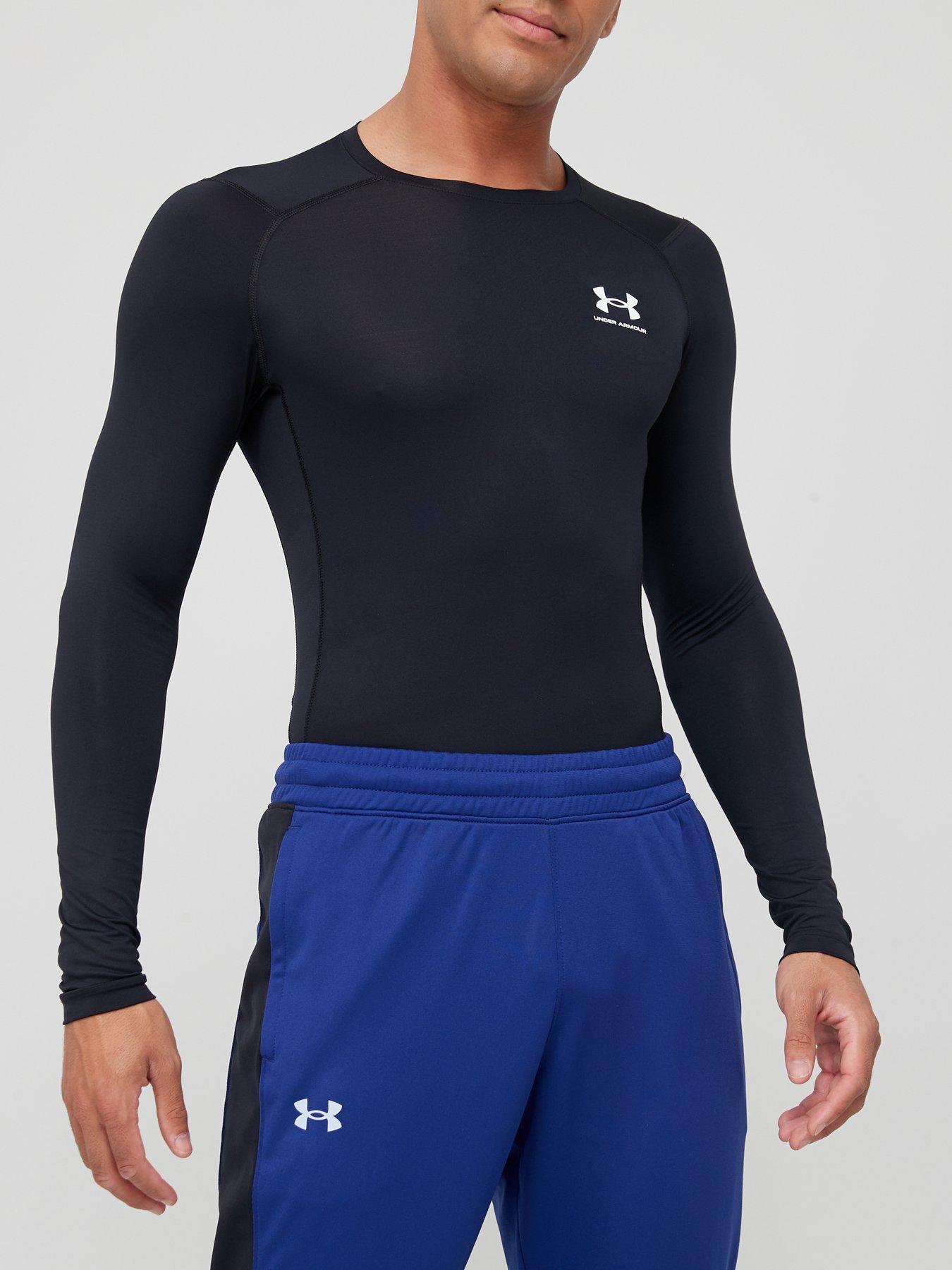 UNDER ARMOUR Heatgear Armour Comp Long Sleeve - Black/White