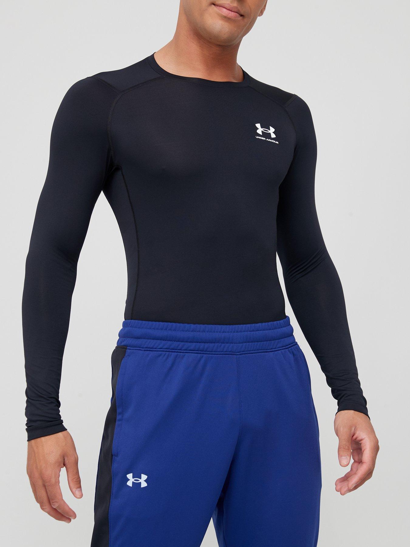 undefined Heatgear Armour Comp Long Sleeve - Black/White