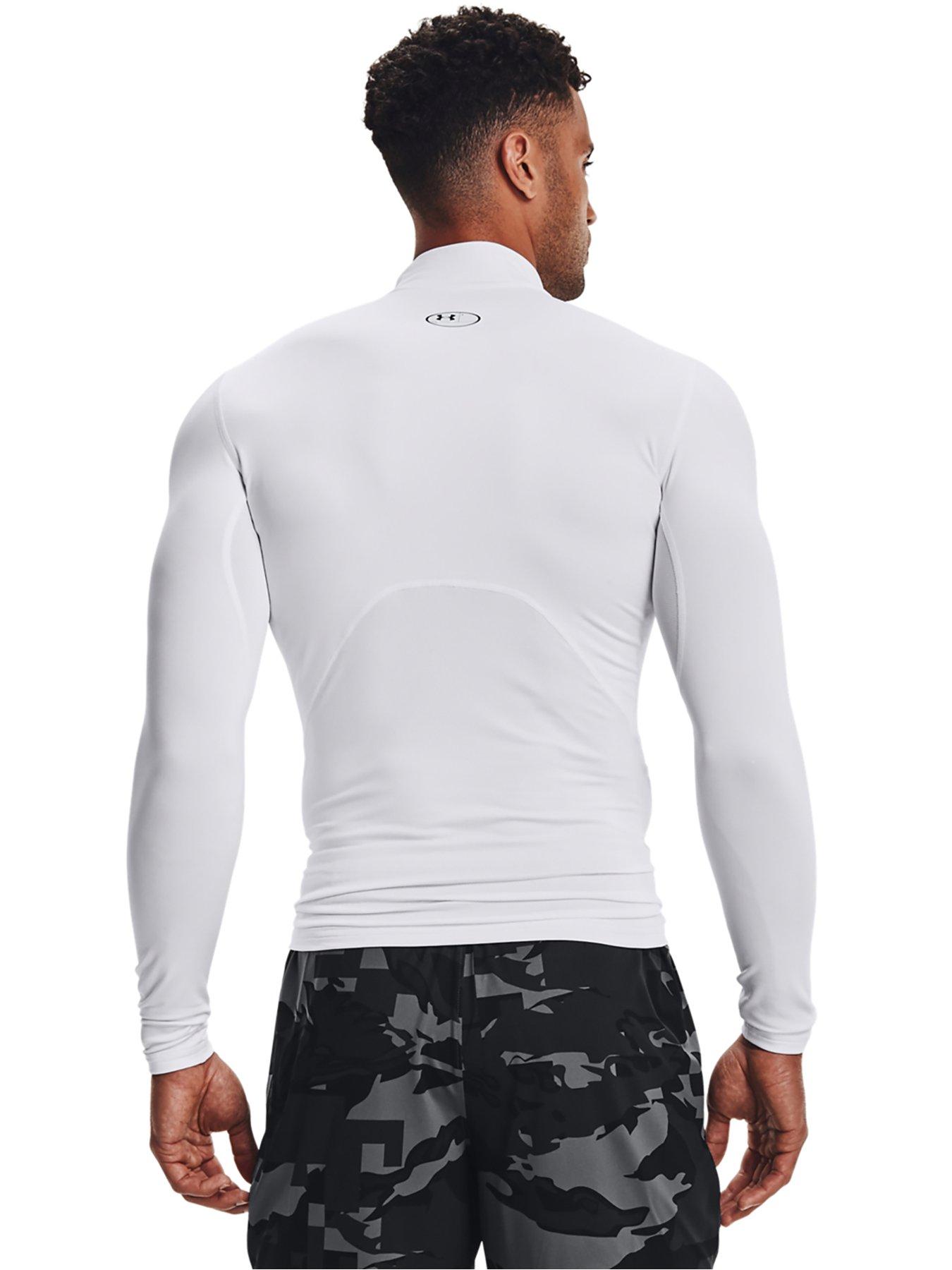 UNDER ARMOUR Heatgear® Armour Compression Long Sleeve T-Shirt - White