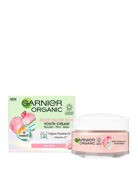 garnier-organic-rosy-glow-3in1-youth-cream-50ml-nbspwith-rosehip-seed-oil-andnbspvitamin-c-vegan-formula-for-all-skin-types
