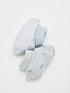  image of the-little-tailor-baby-boys-2-pack-soft-jersey-baby-booties-blue