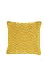  image of catherine-lansfield-chevron-knit-filled-cushion-43x43