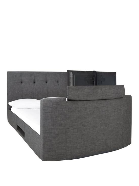front image of pavelonnbspfabric-side-lift-ottoman-storage-tv-bed-with-bluetooth-usb-chargers-mattress-options-buy-and-savep