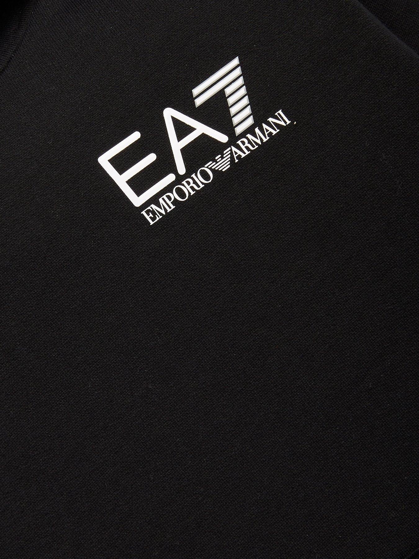 Image 3 of 3 of EA7 Emporio Armani Boys Core ID Hoodie - Black