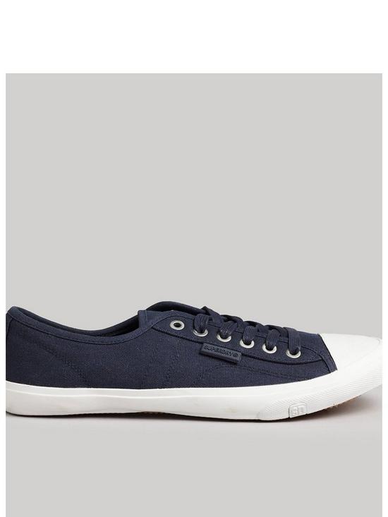 front image of superdry-low-pro-trainers-navy
