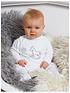  image of the-little-tailor-unisex-baby-super-soft-jersey-chest-print-sleepsuit-white