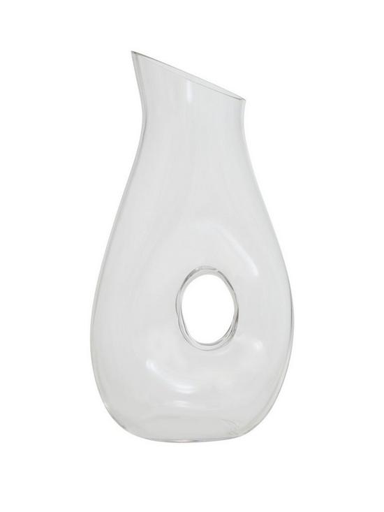 front image of premier-housewares-clear-glass-decanter