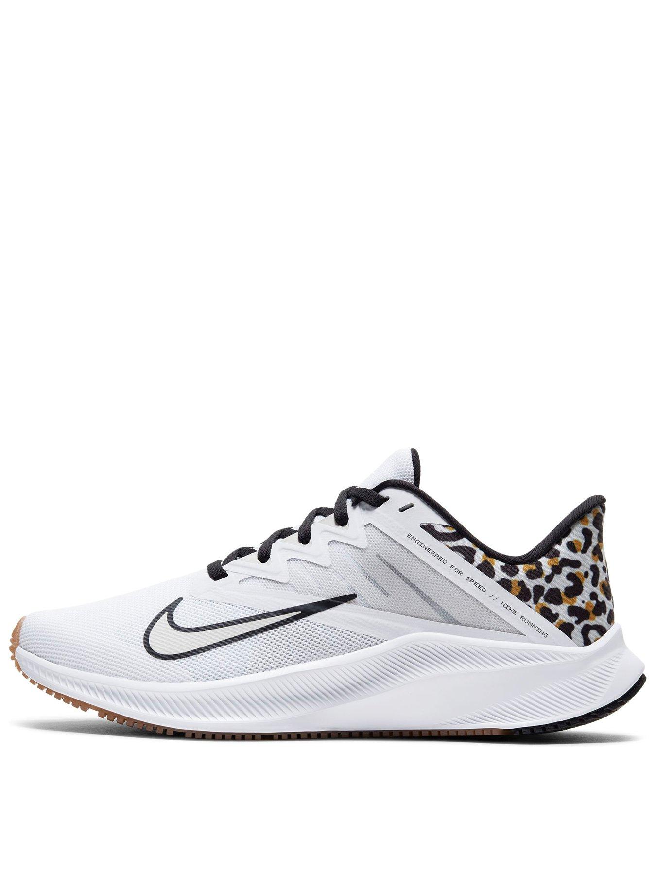 nike white leopard print