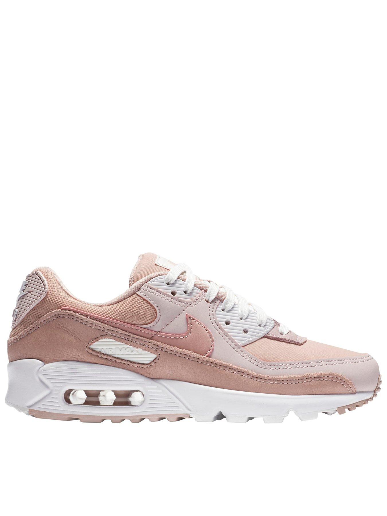 Nike Air Max 90 Trainer - Pink/White | littlewoods.com