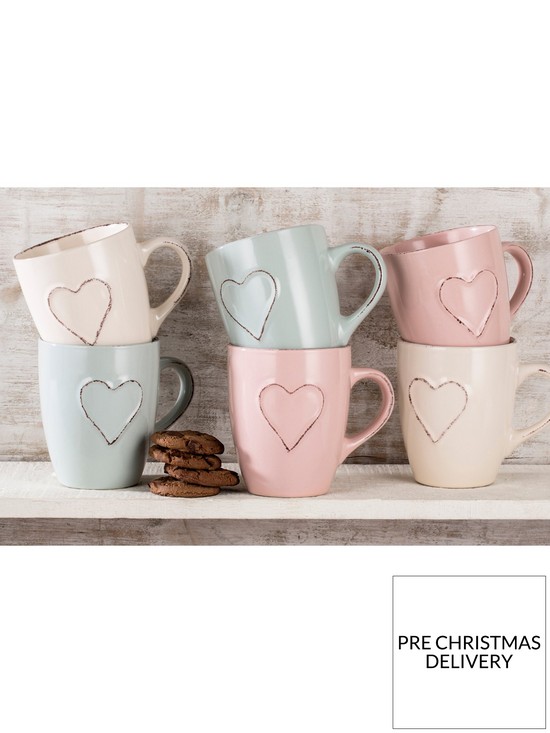 stillFront image of set-of-6-heritage-heart-mug-set
