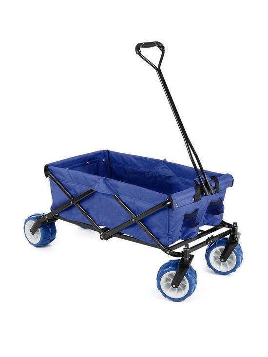 front image of yello-foldable-trolley