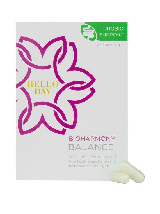 front image of hello-day-bioharmony-balance-vegan-30-capsules