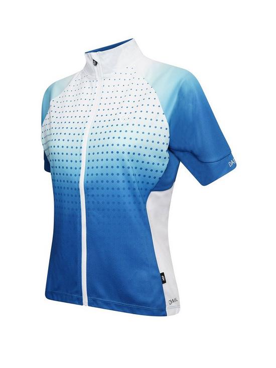 front image of dare-2b-aep-propell-cycling-jersey-blue