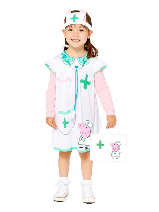 front image of peppa-pig-nurse-costume