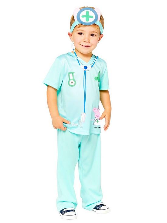 front image of peppa-pig-doctor-costume