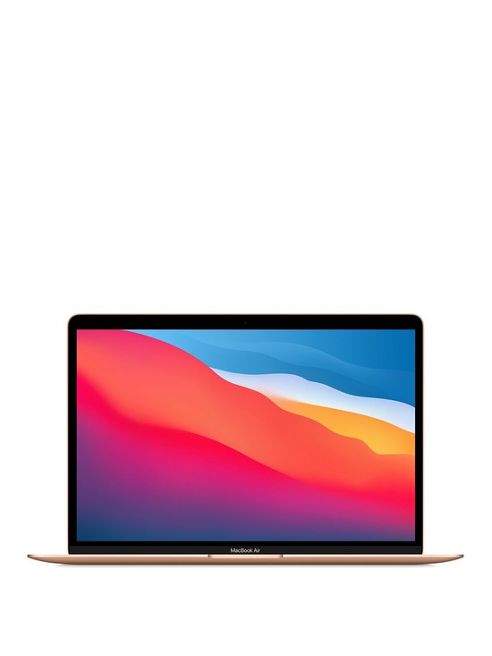 front image of apple-macbook-air-m1-2020-custom-built-withnbsp8-core-cpunbspand-7-core-gpu-8gb-ram-512gb-storage-with-optionalnbspmicrosoft-365-family-15-months--nbspgold