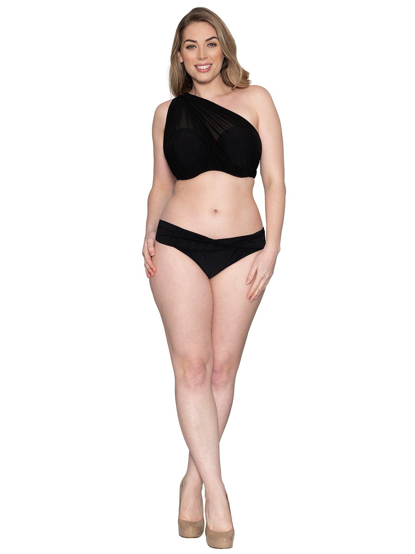  image of curvy-kate-wrapsody-bikini-brief-black