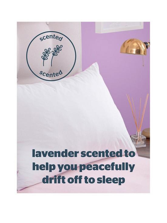 stillFront image of silentnight-wellbeing-lavender-scented-pillow