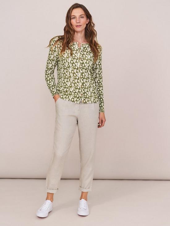 front image of white-stuff-maddie-linen-trouser-grey