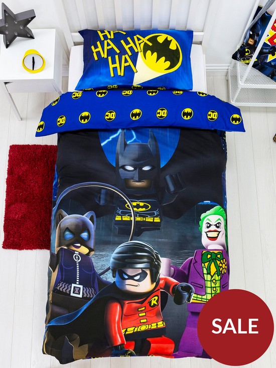 front image of lego-batman-superheroes-challenge-singlenbspduvet-covernbspset