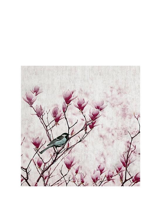 front image of arthouse-magnolia-bird-canvas-wall-art